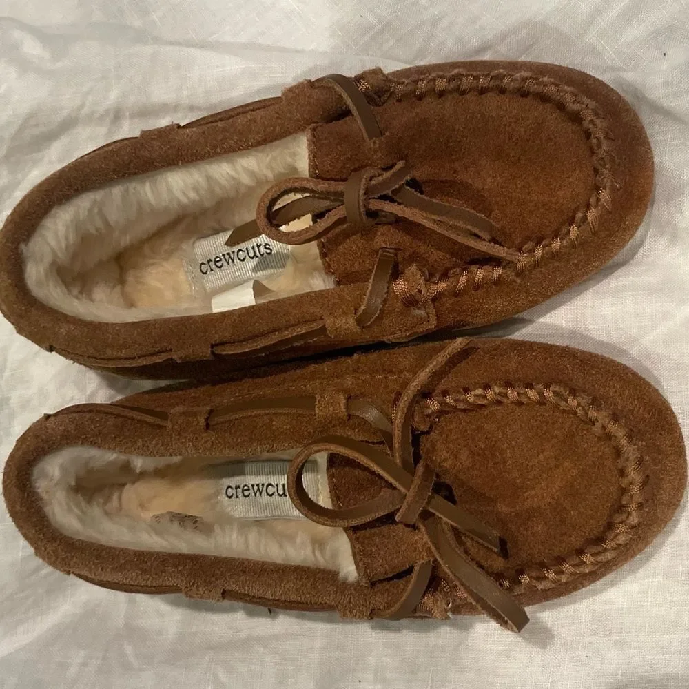 J Crew Sherpa Lodge Slippers Size 11
